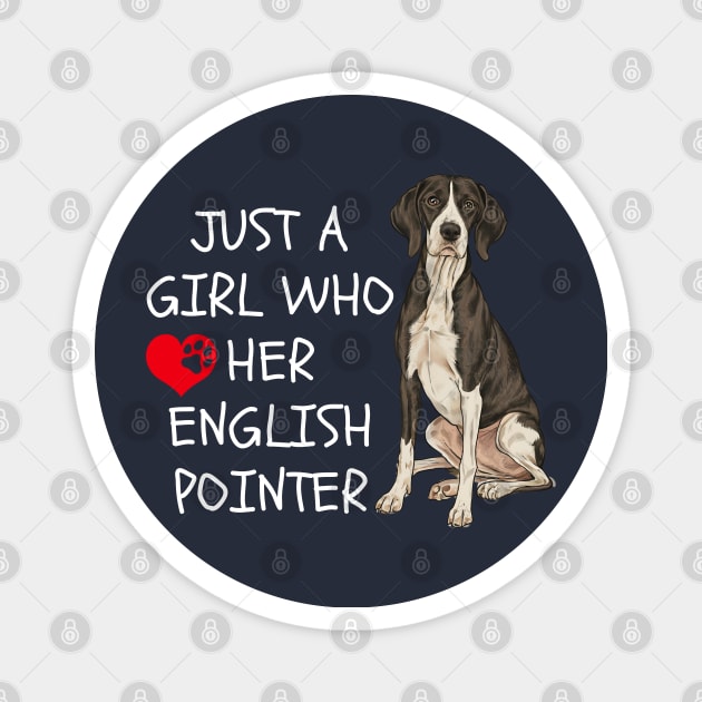 English Pointer Magnet by Noshiyn